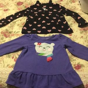 Girls fleece tops